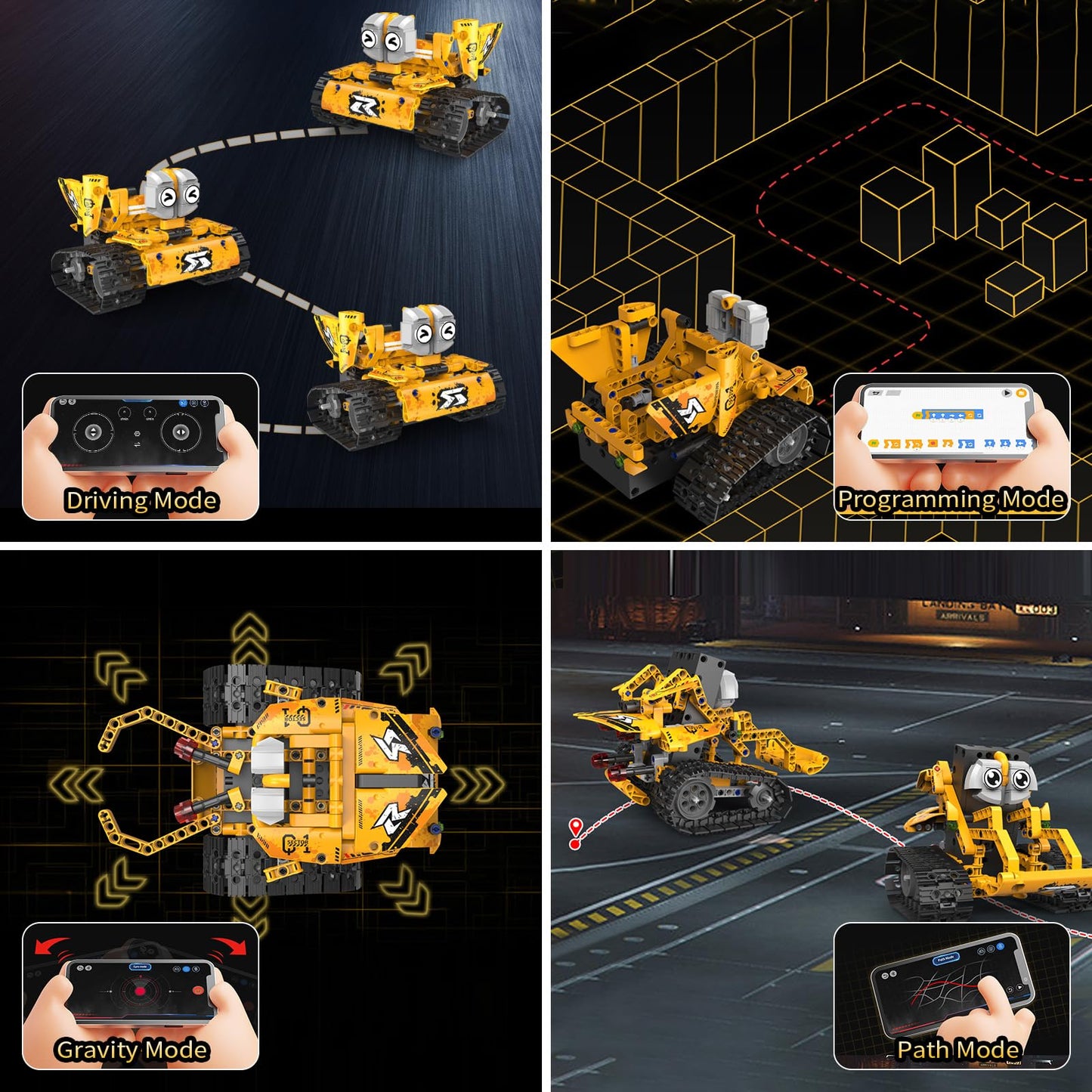 Vankarr Technology Robot Kids for Boys, 5 in 1 Technology Remote Control Building Toy Programmable, Robot Toy Gift for Kids 12+ Years Boys Girls, 269+Pcs