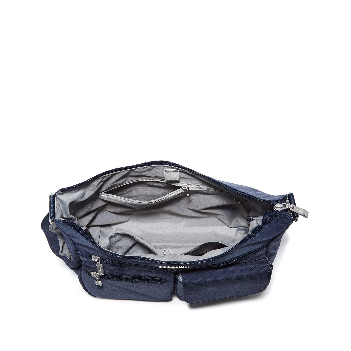 Baggallini women's crossbody bag, 27.9 X 22.9 X 11.4 cm, RFID hobo bag Modern Everywhere Bag, French Navy