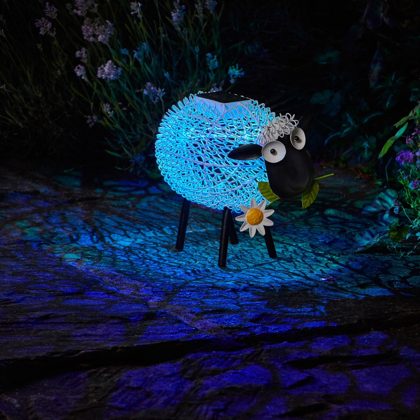 Smart Solar Solar Silhouette Metal Sheep Dolly