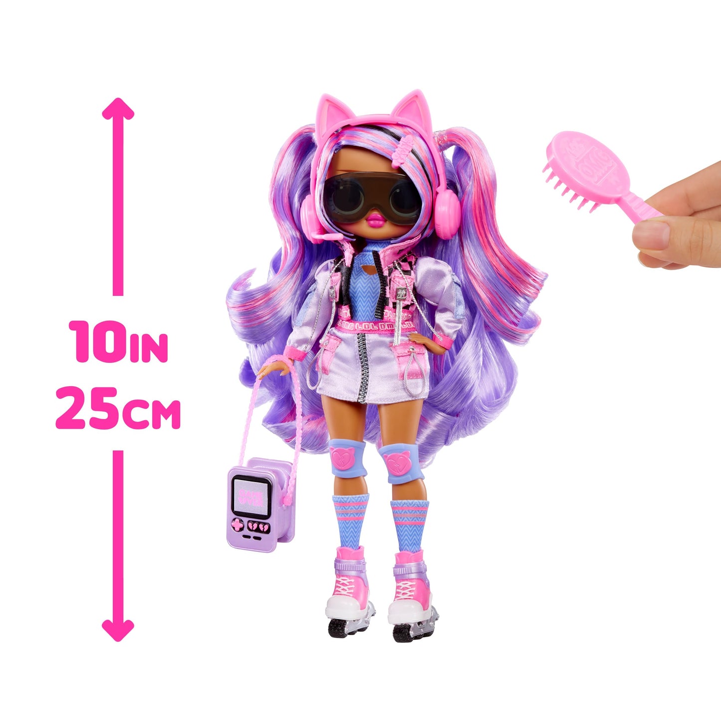 L.O.L. Surprise! OMG Fashion Doll Ace with 15 surprises - doll with gaming-inspired fashion and accessories - perfect for kids ages 4 and up