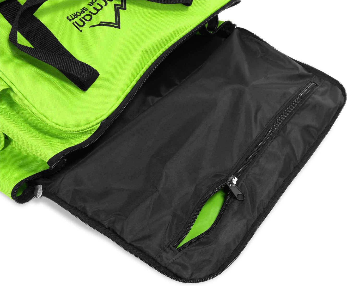 Normani ski boot bag with separate helmet compartment and backpack function Alpine DEPO color Lime
