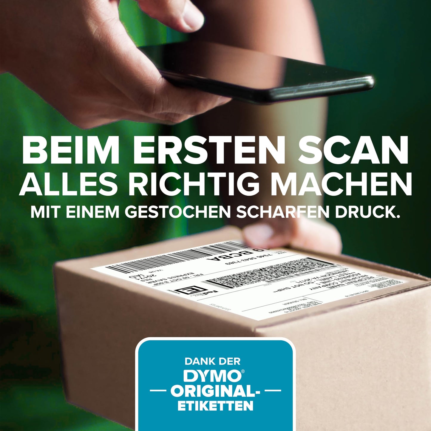 DYMO LabelWriter 550 label printer | Labeling device with thermal direct printing | Automatic label detection | Prints address labels, shipping labels, barcode labels, and more | EU plug adapter