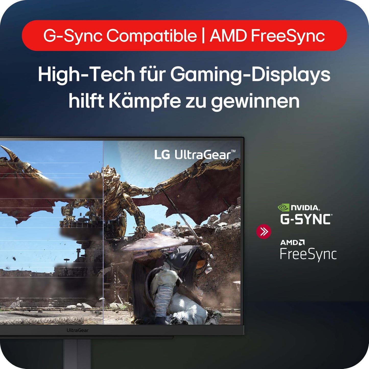 LG Electronics 32GS75QX-B.AEU UltraGear™ QHD Gaming IPS Monitor 32" (80 cm), 2560 x 1440, 16:9, 1ms GtG, 180 Hz, HDR10, 400 cd/m² brightness (typ.), NVIDIA G-Sync™ Compatible, AMD FreeSync™ - Grey