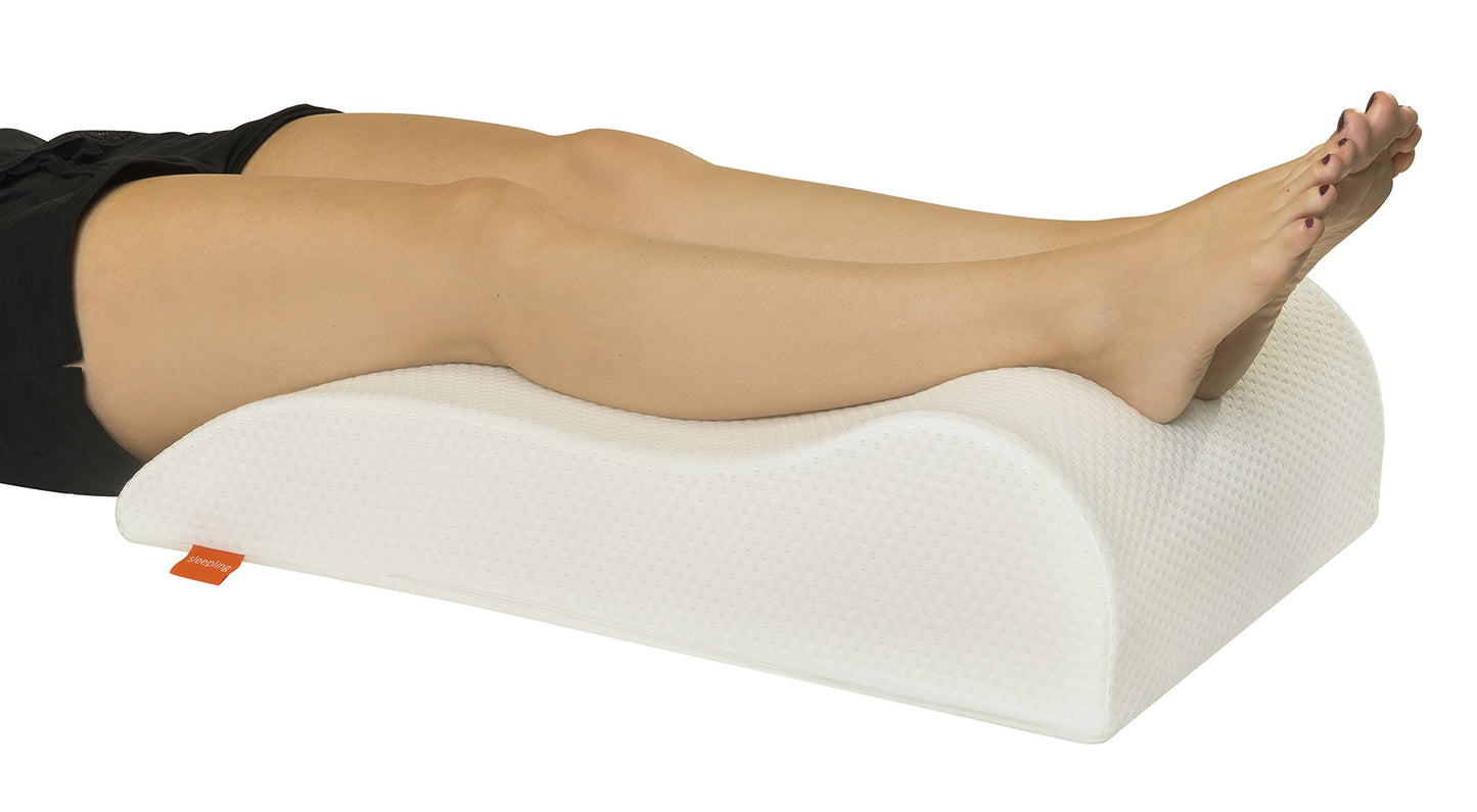 Sleeper leg pillow, leg elevation pillow, leg pillow, positioning pillow for adults, knee pillow 40 x 68 x 16.5 cm, 100% polyester, washable at 60 degrees, Oeko-Tex 100, Made in EU.