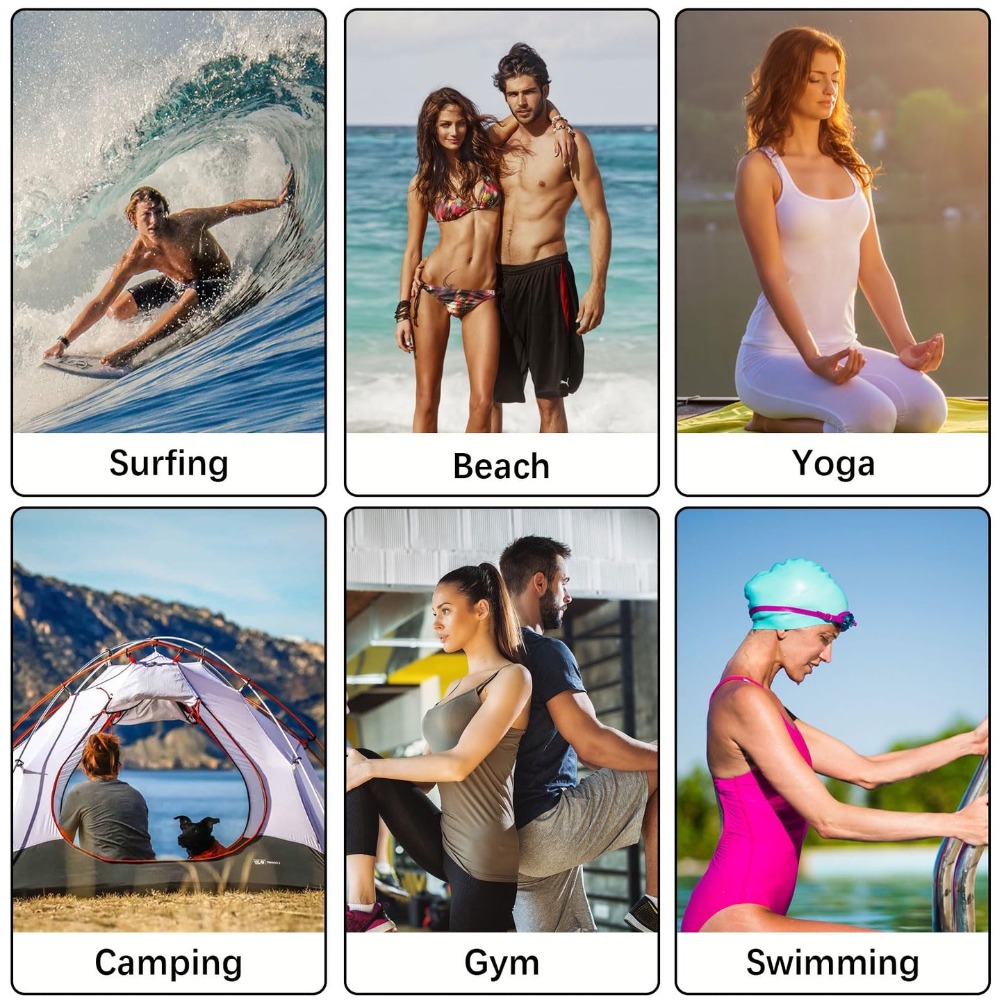 QKTYB Surf Poncho for Men and Women, Changing Robe Beach Adults Microfiber Lightweight and Quick Drying Towel Poncho Changing Poncho for Swimming Beach