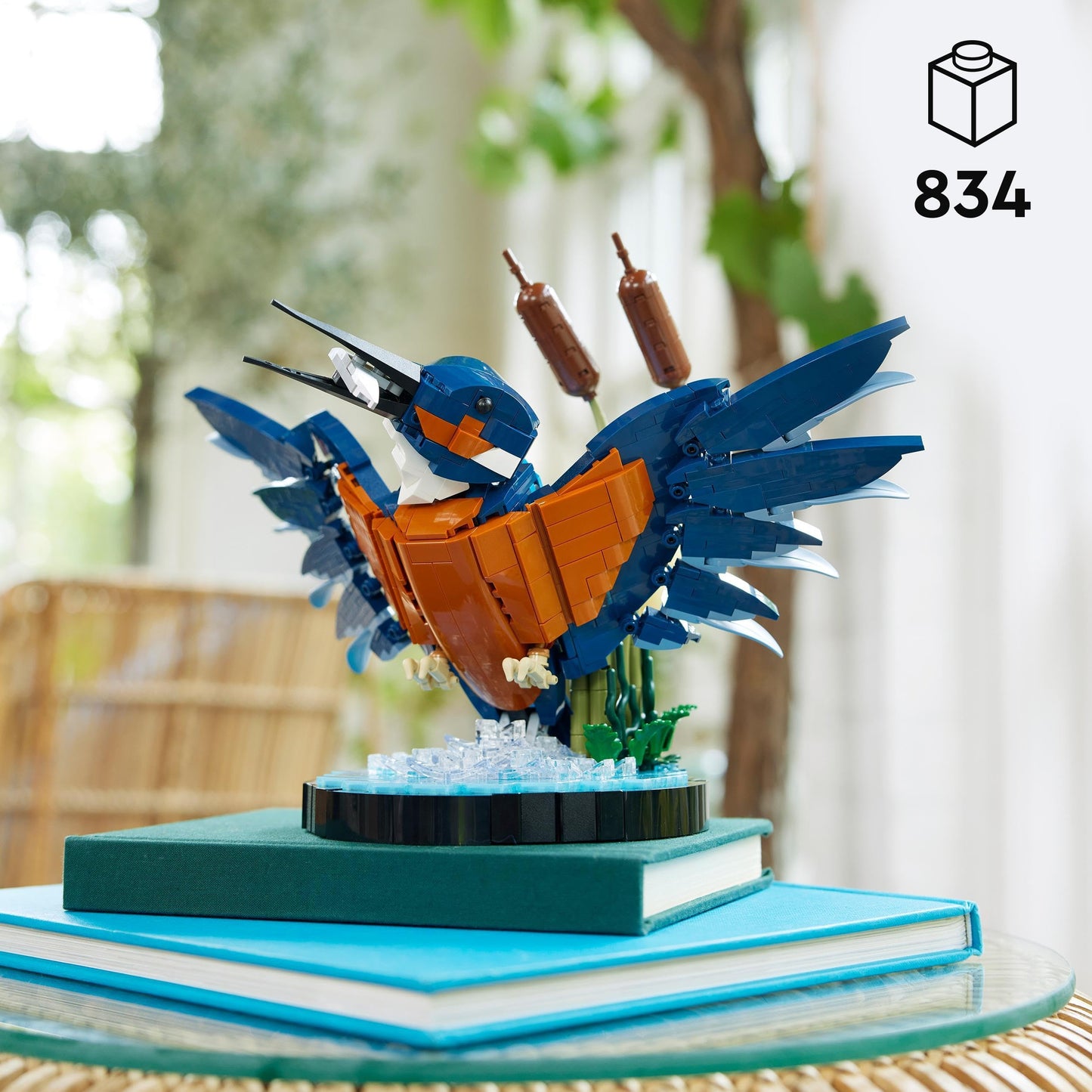 LEGO Creator Forest Animals: Red Fox, animal set with fox, owl, and squirrel toy & 10331 Icons Kingfisher model kit for adults, bird model