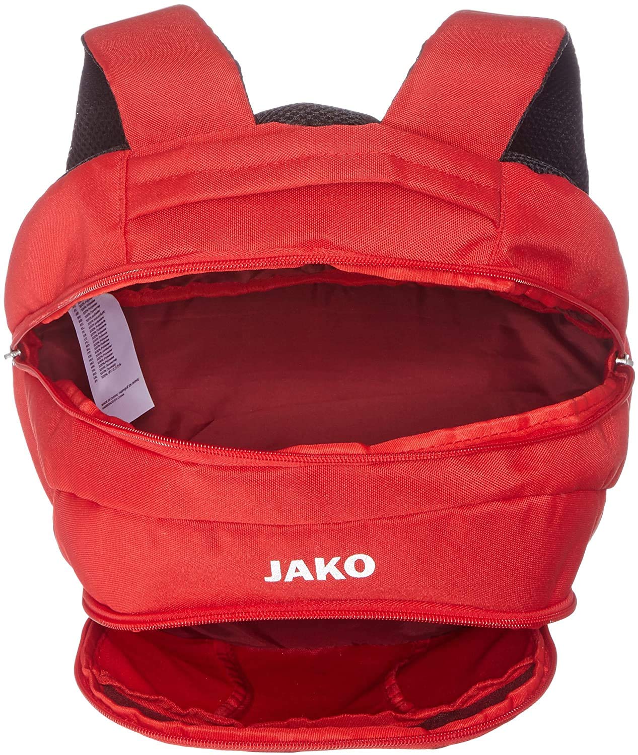 JAKO Unisex Backpack Striker, Red, EMPTY/NO SIZE