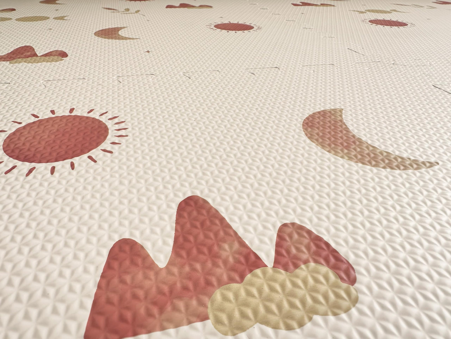 LITTLE LEMON - Stylish Play Mat Moon | Extra Large Puzzle Mat 180x120 cm | XL Pieces 62 cm | BPA and Toxin-Free Baby Crawling Mat