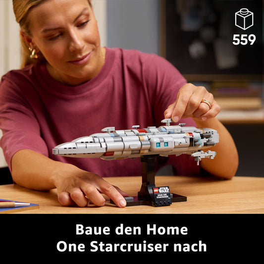 LEGO Star Wars 75405 Home One Starcruiser from Return of the Jedi - Starship model - Fantasy set and collector's item for building and displaying - Gift for adult & teen fans