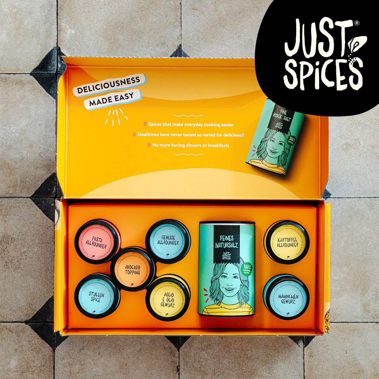 Just Spices Starter Set I 8 spice blends for every taste I Housewarming gift I Spice set