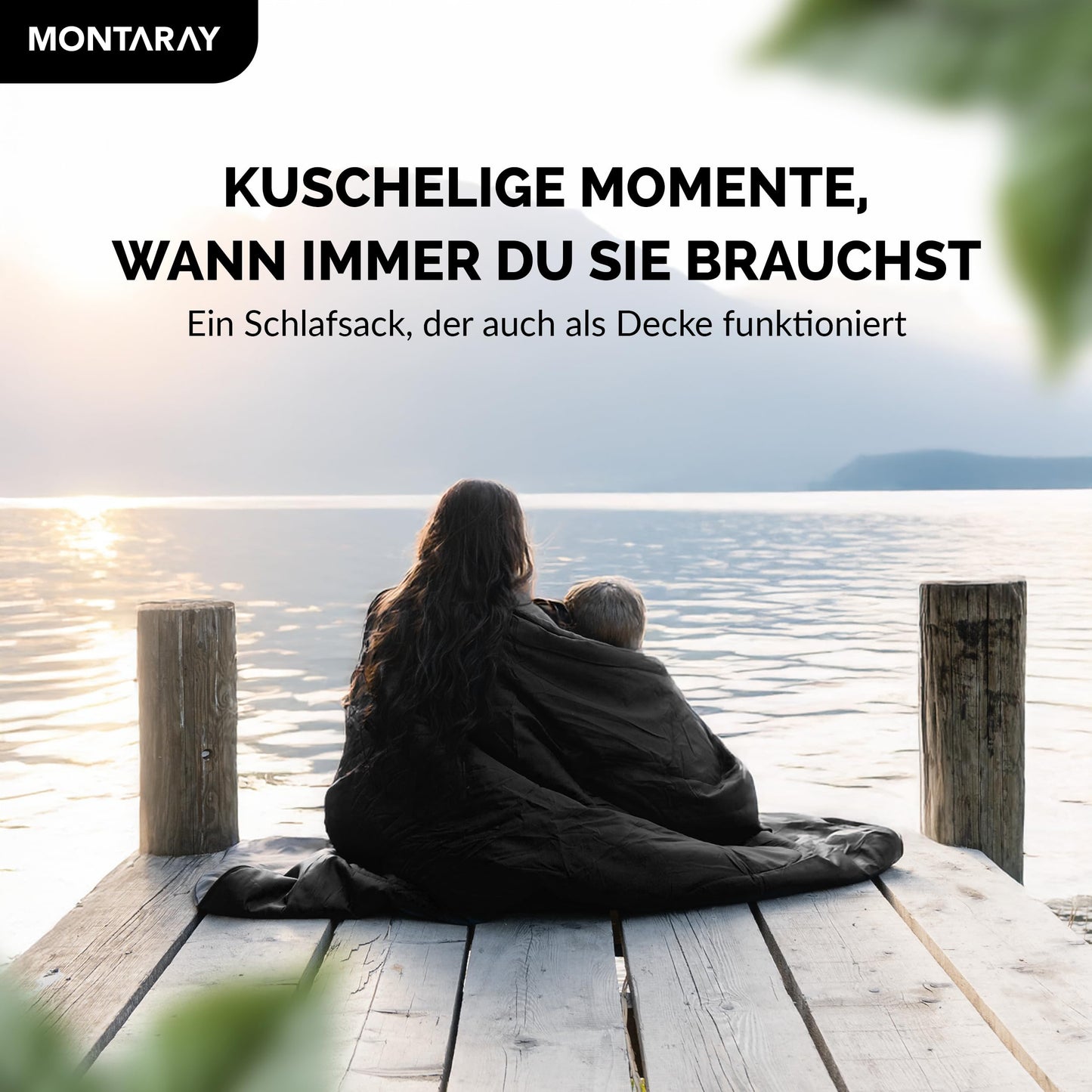 MONTARAY hooded sleeping bag rated down to -5°C with pillow included. Suitable for 3-4 seasons, this 280GSM sleeping bag is ideal for both winter and summer outdoor use. Designed for both men and women, it is warm and ultra-lightweight.