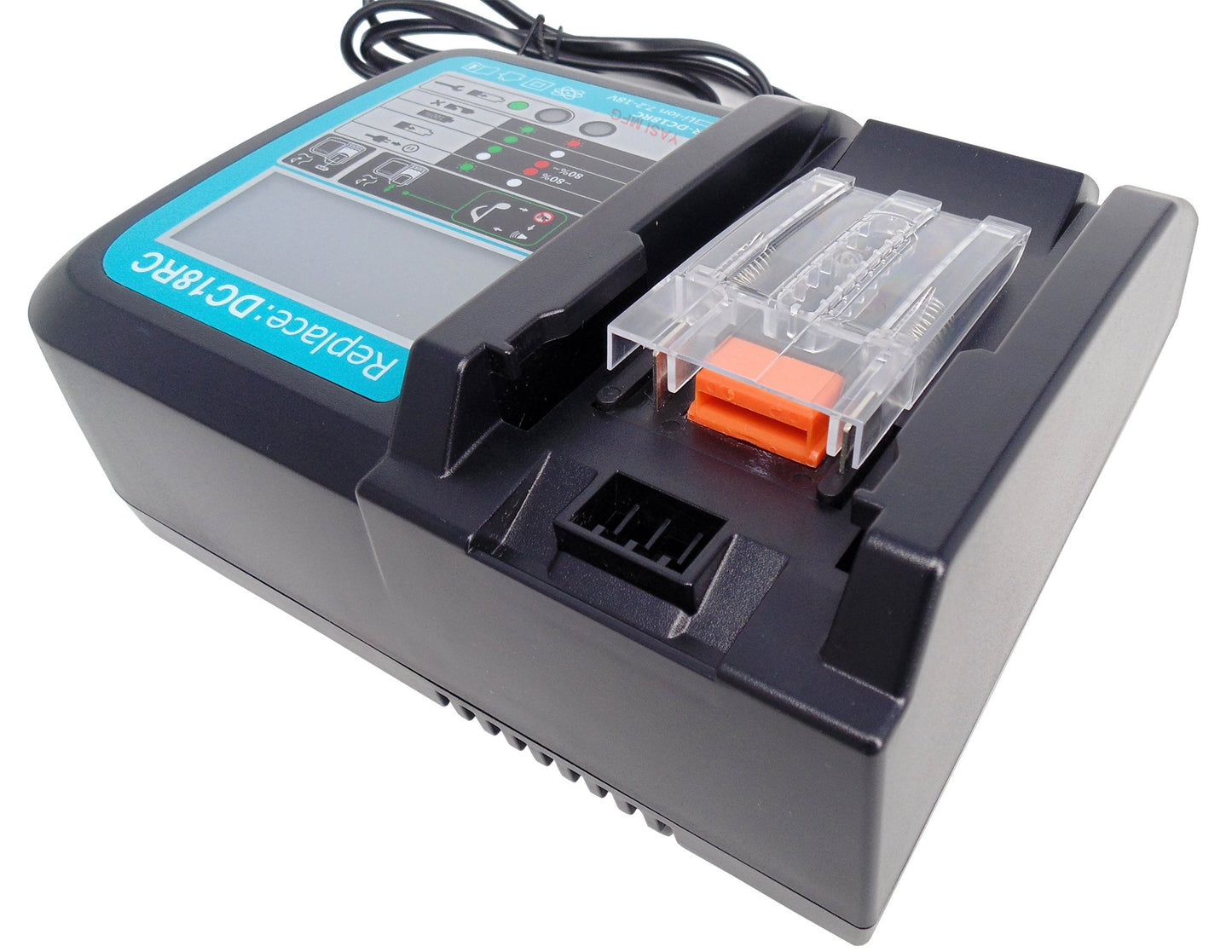 2 pieces of 18V 5.0Ah battery with charger for BL1850 BL1830 BL1840 BL1860 18 Volt LXT tool battery DC18RA DC18RC