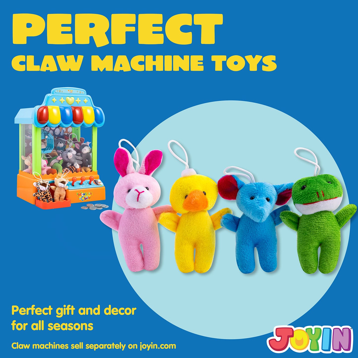 JOYIN 24 Pcs Mini Plush Toys, 3"/7.6cm Small Stuffed Animals for Kids' Birthday Party Favors, Pinata Fillers, Small Gifts for Kids, Raffle Prizes for Kids, Party Favors for Children's Birthday Party 3+ Years