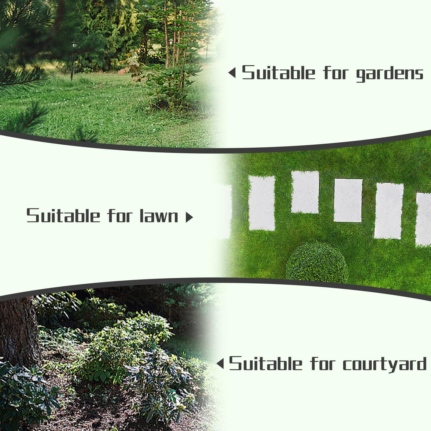 Ellxen 2 Pieces Steel Wire Grass Trimmer Head, Cutter Weed Trimmer Wire Blade for Garden Grass Trimmer Head Lawn Mower Electric Tool (3 Heads)