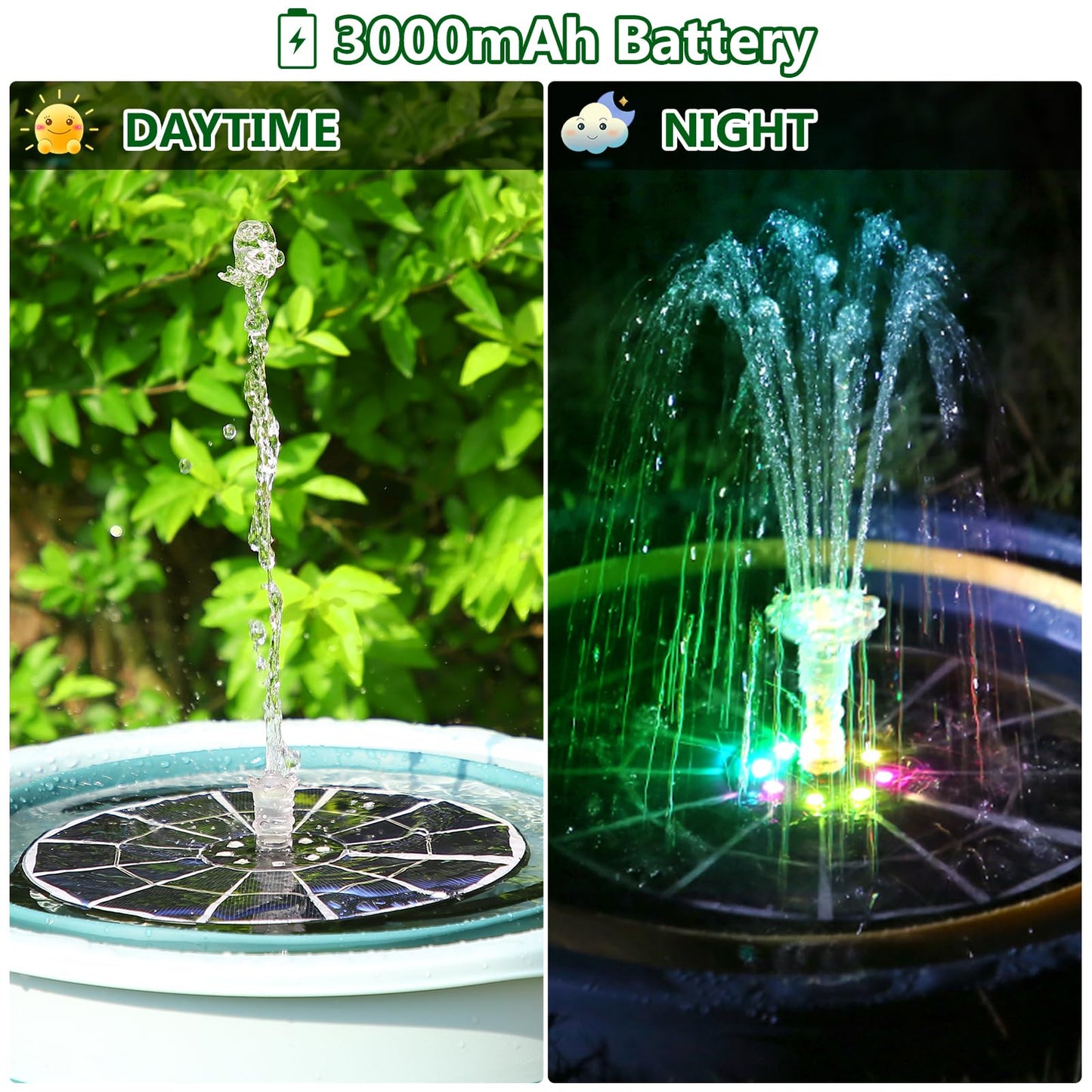 5.5W Solar Fountain for Outdoor use