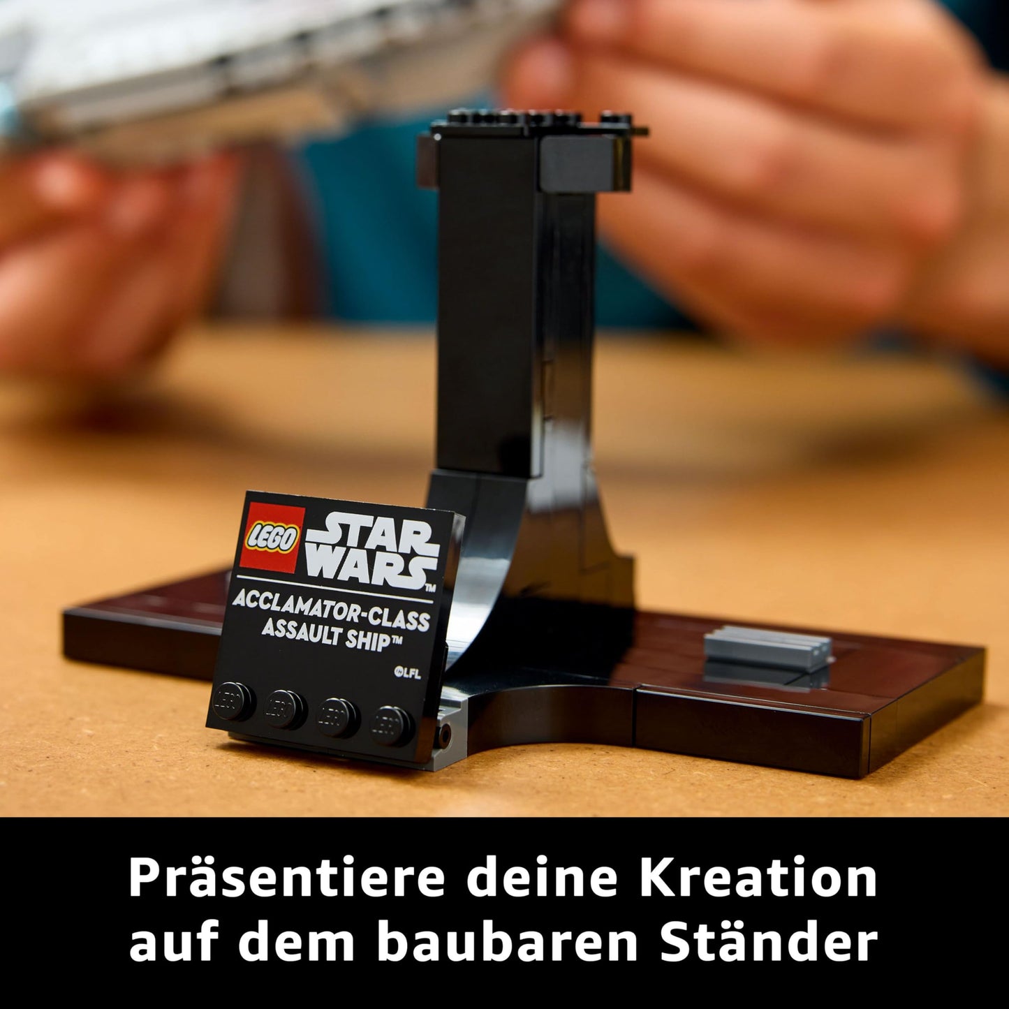LEGO Star Wars 75404 Assault Ship of the Acclamator class from Attack of the Clones - Starship for collecting, building, and displaying - fantasy building set - gift for adult and teenage fans
