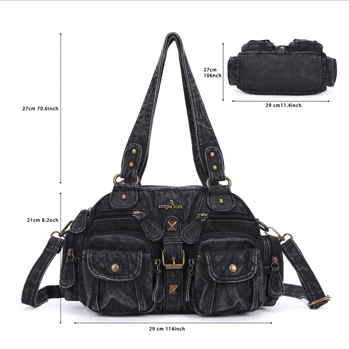 Angel Kiss Women's Handbag Large Shopper Bag Fashion Shoulder Tote Bag