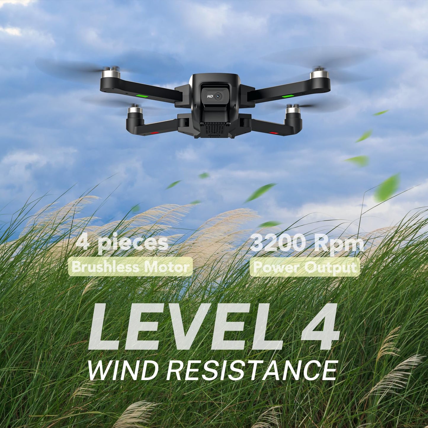 Drone with 2K HD camera for beginners, 5G WiFi FPV RC Quadcopter with brushless motor, transmission 100m, 3D flips, Optical Flow, One Key Start/Land, TEEROK T18 Foldable Drone for kids and adults.
