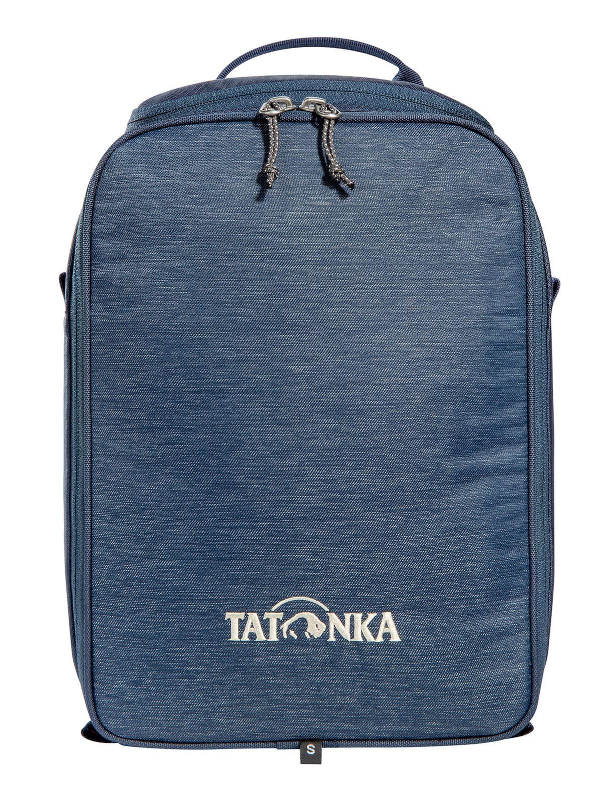 Tatonka Cooler Bag S (6l) - Insulated bag for backpacks up to 20 liters - With inner compartment for cooling packs and 2 zipper openings (front & top) - 22 x 12 x 30 cm (Navy)