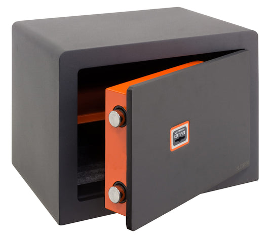 ARREGUI Plus C 180320 Safe Security Level S2 | Steel furniture safe with Class A certified high security lock | Safe for home or business | Safe with key | 25 x 35 x 25cm | 15L