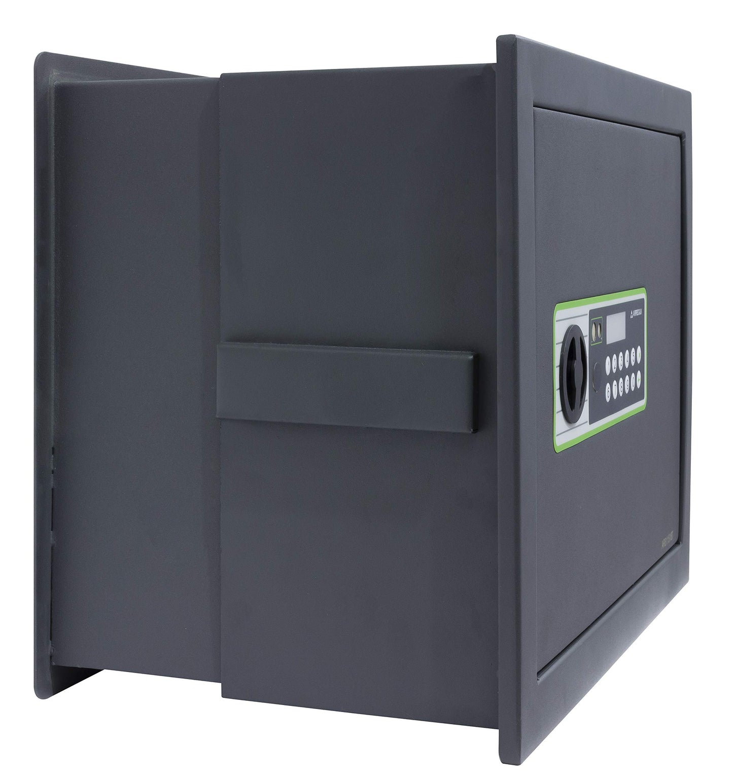 ARREGUI Supra 241150 Wall Safe with Combination Lock | Wall Mount Safe with Electronic Lock | Double Bolt Locking System | Adjustable Depth | Easy Installation | Hidden Safe | 12.6 x 16.5 x 5.9/9.8in.