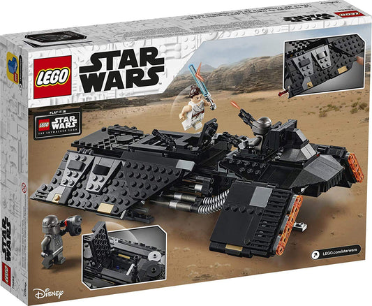 LEGO 75284 Star Wars Knights of Ren Transport Ship, set with Rey Minifigure.