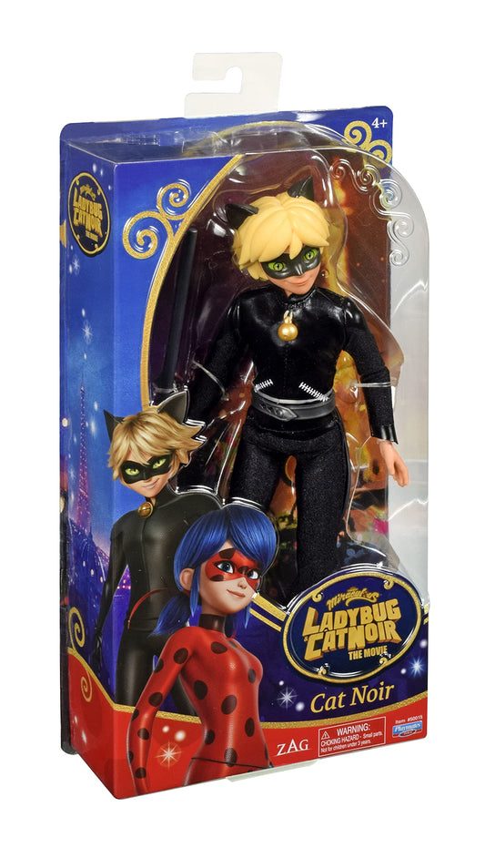 BANDAI - Miraculous Ladybug and Cat Noir - Doll - Cat Noir- Adrien - 26 cm tall articulated dress-up doll - P50015