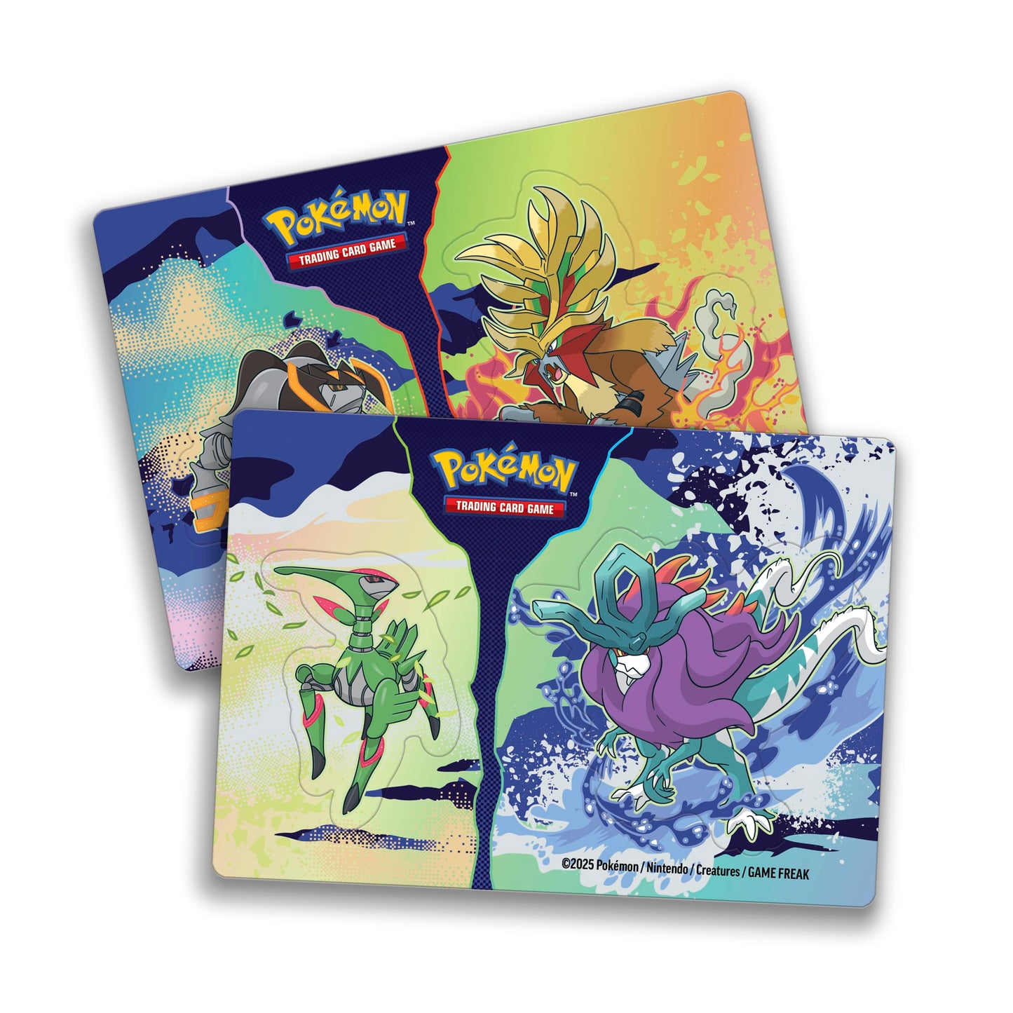Pokémon Trading Card Game: Stack-Tin-Box Paradox 3 Booster Packs & 2 Sticker Sheets (German Version)