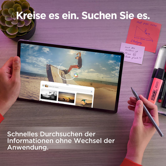 Lenovo Idea Tab Pro Tablet | 12.7" 3K Display | MediaTek Dimensity 8300 | 8GB RAM | 256GB eMMC | Android 14 | Seafoam Green | incl. Pen Plus