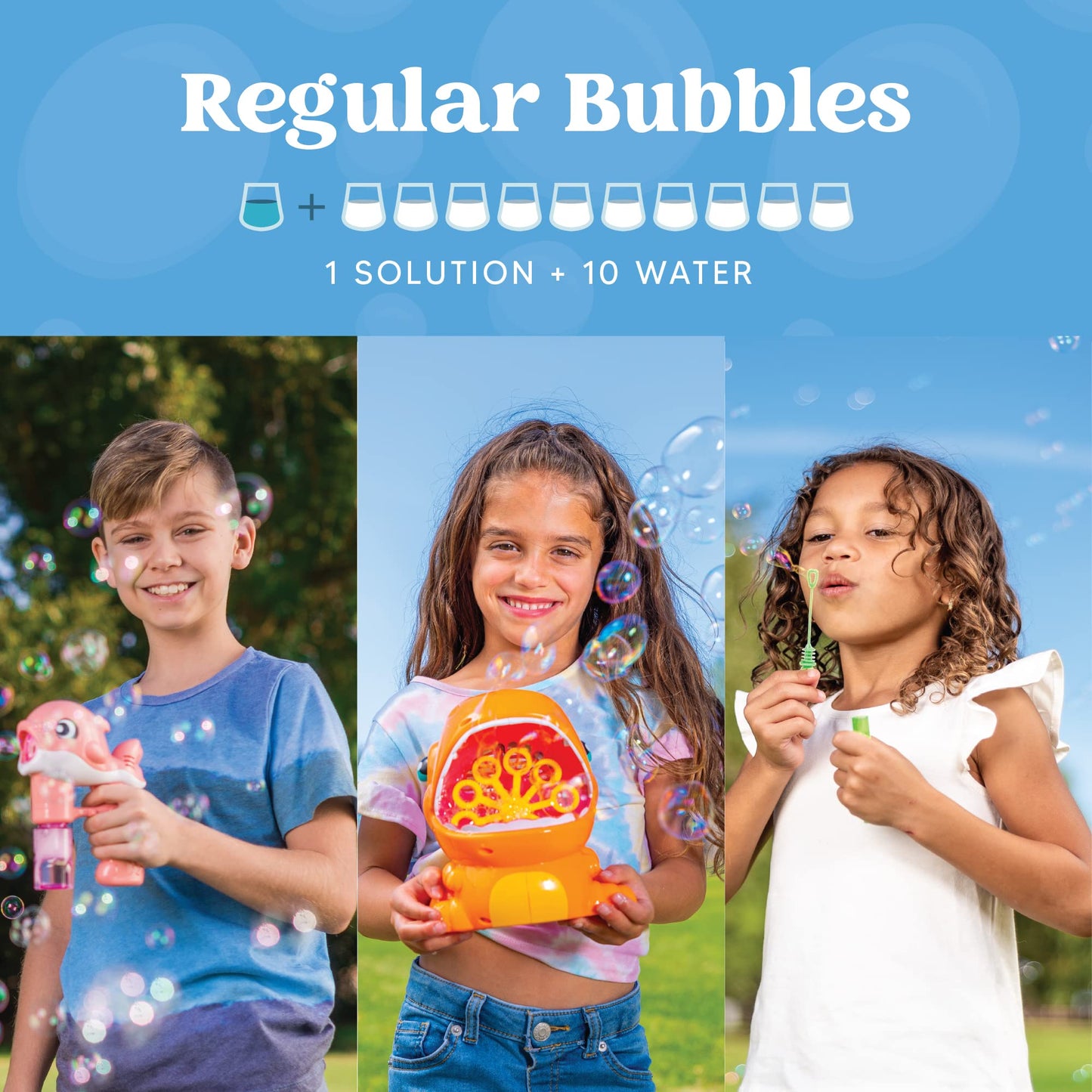 JOYIN 32 oz concentrated bubble solution (green) for kids, bubble liquid for boys and girls summer outdoor play, bubble blowing toys and prizes for the classroom
