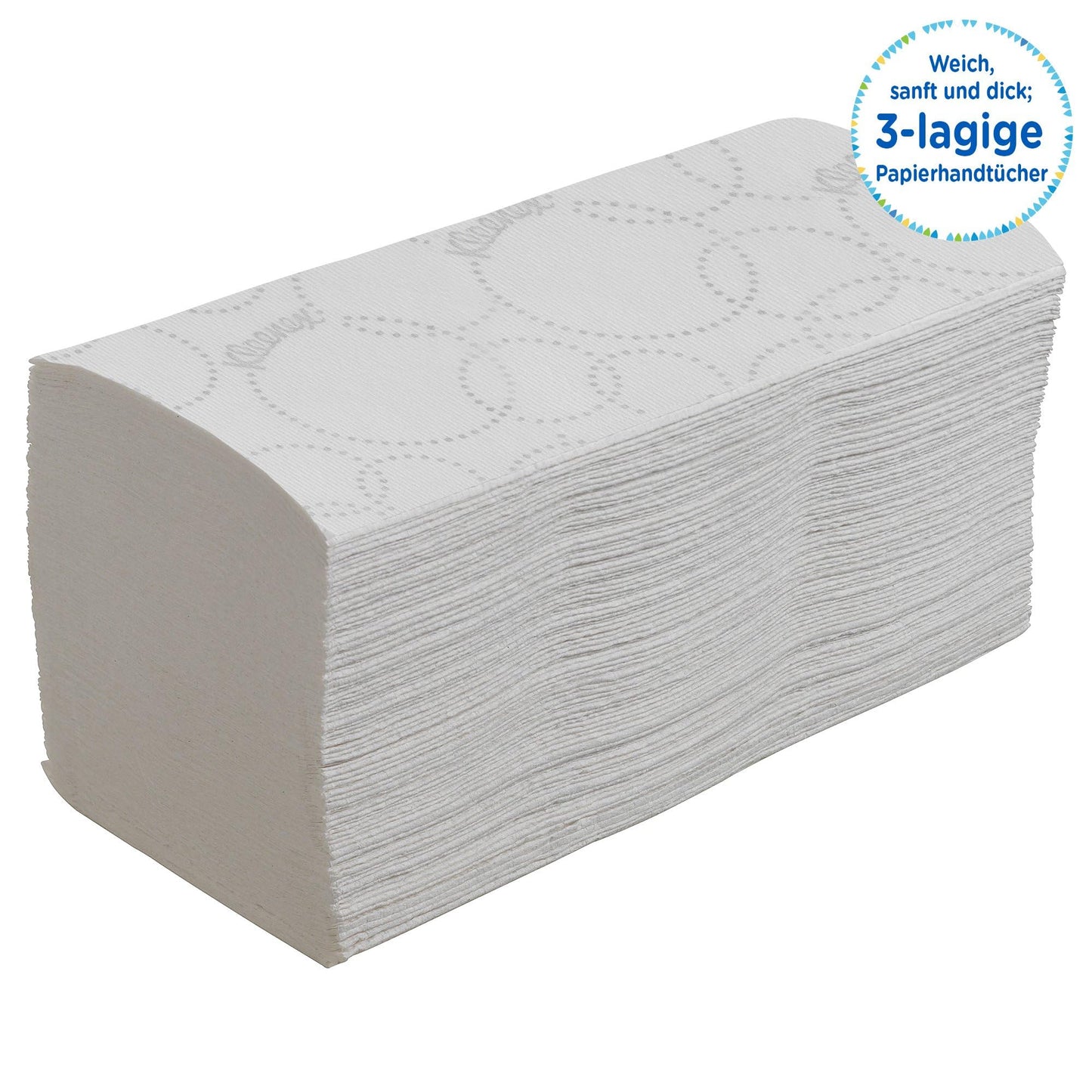 Kleenex Ultra Paper Towels with Interfold Folding 6710, 3-ply paper towels with V-Fold, featuring Airflex technology and FSC paper, 15 packs x 96 towels (1,440 folded towels).
