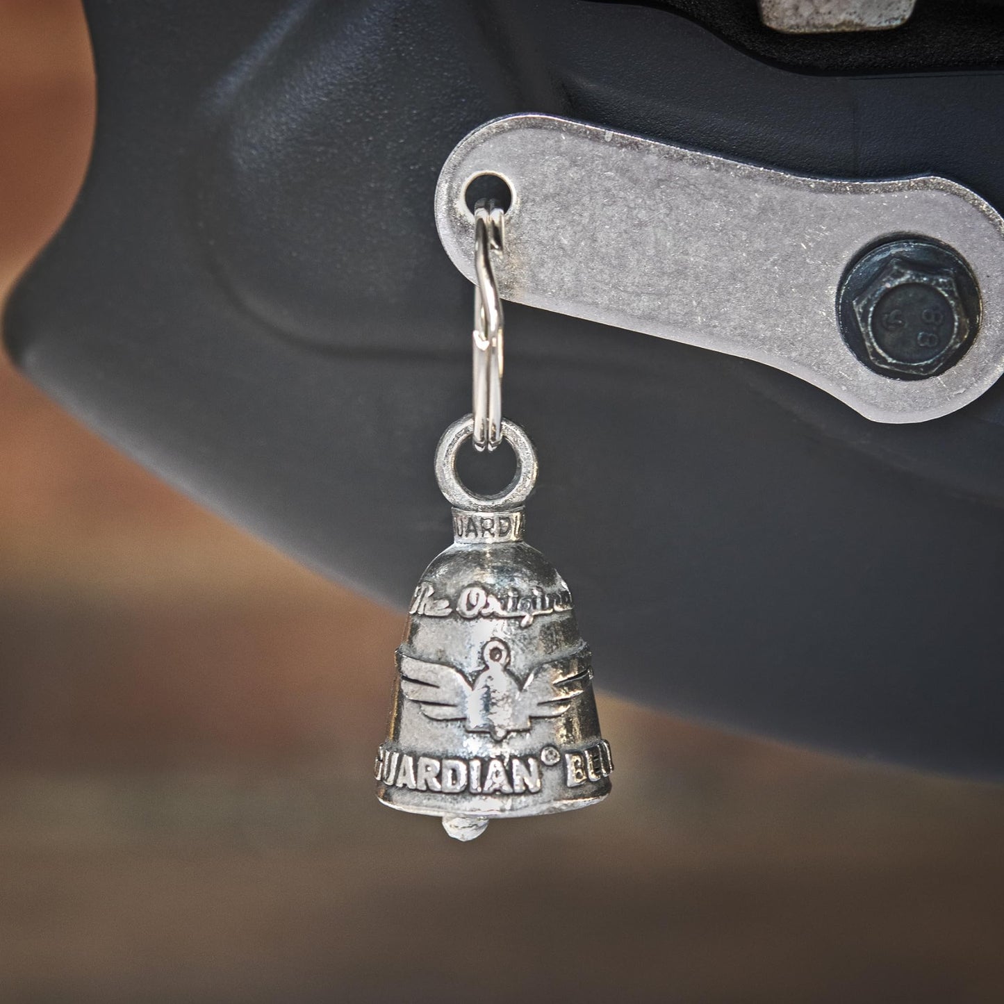 Guardian Bell Irish Celtic Weave Motorcycle Biker Luck Gremlin riding bell or keychain