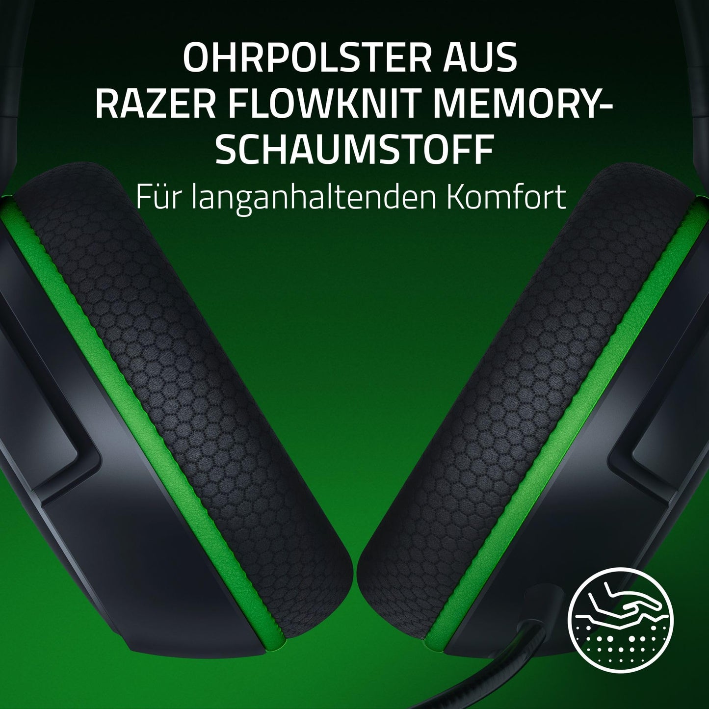 Razer Kaira HyperSpeed - Wireless multi-platform gaming headset for Xbox (HyperSpeed Wireless, Triforce 50 mm driver, HyperClear cardioid mic, FlowKnit memory foam ear cushions) Black
