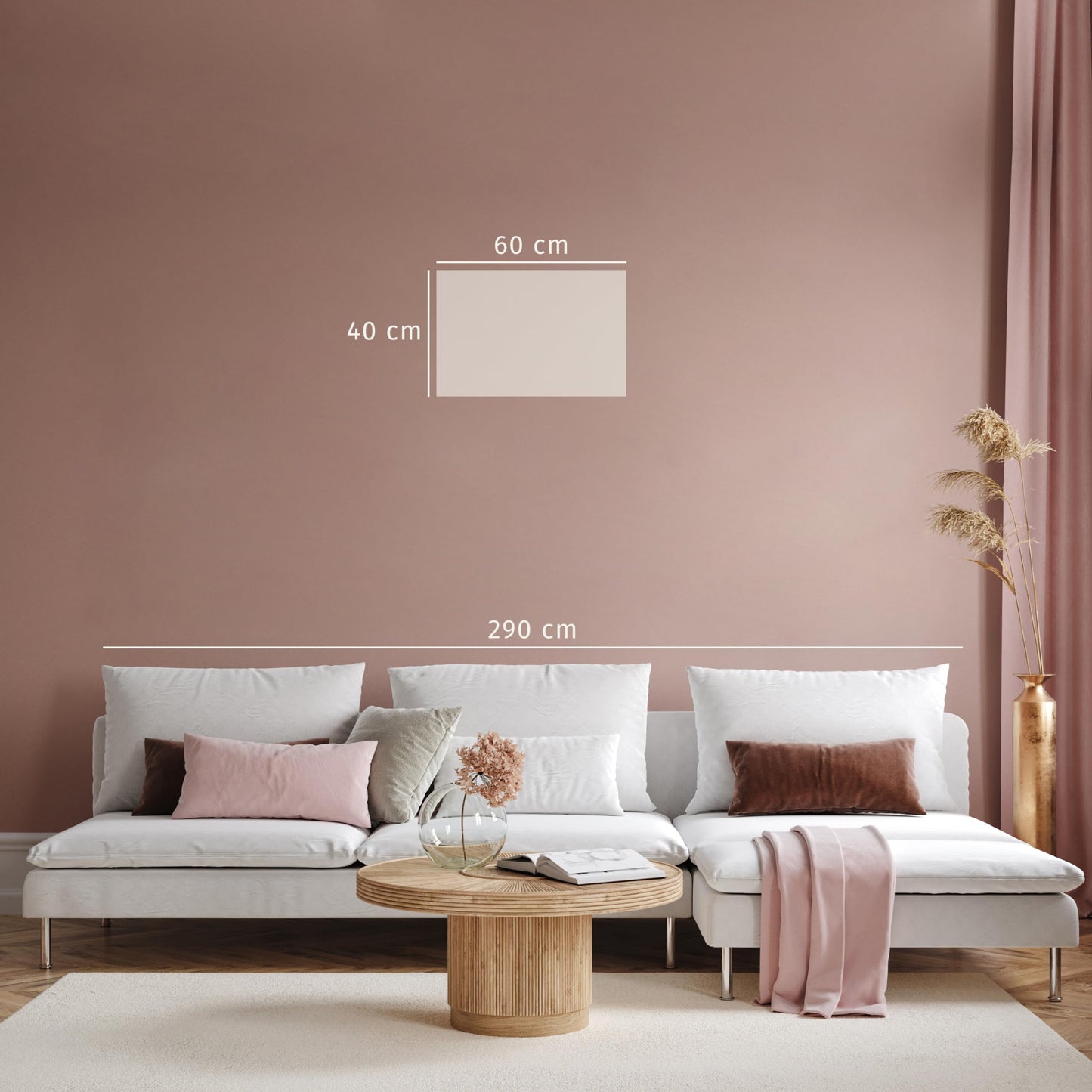 murando - Acoustic image landscape 60x40 cm 1 piece pictures acoustic foam sound insulation art acoustic panels wall panels soundproofing wall art sound absorber beach sea birds seagulls c-B-0667-b-a