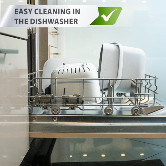 YourCasa kitchen compost bin - 4L - for everyday organic waste - dishwasher safe - odor-proof - sieve - small bio bin with lid organic waste container bio bin (4L Gray)