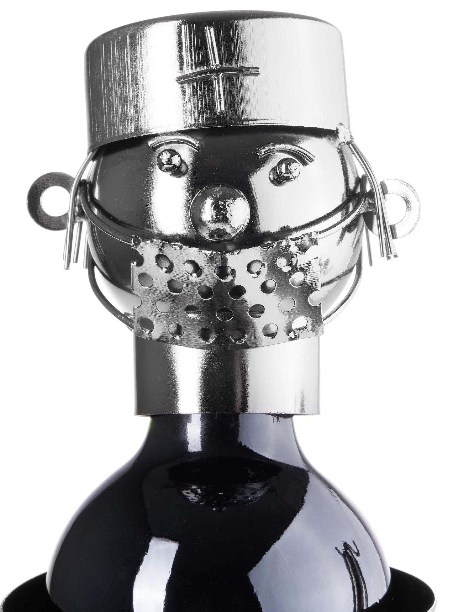 BRUBAKER wine bottle holder surgeon - metal sculpture including gift card