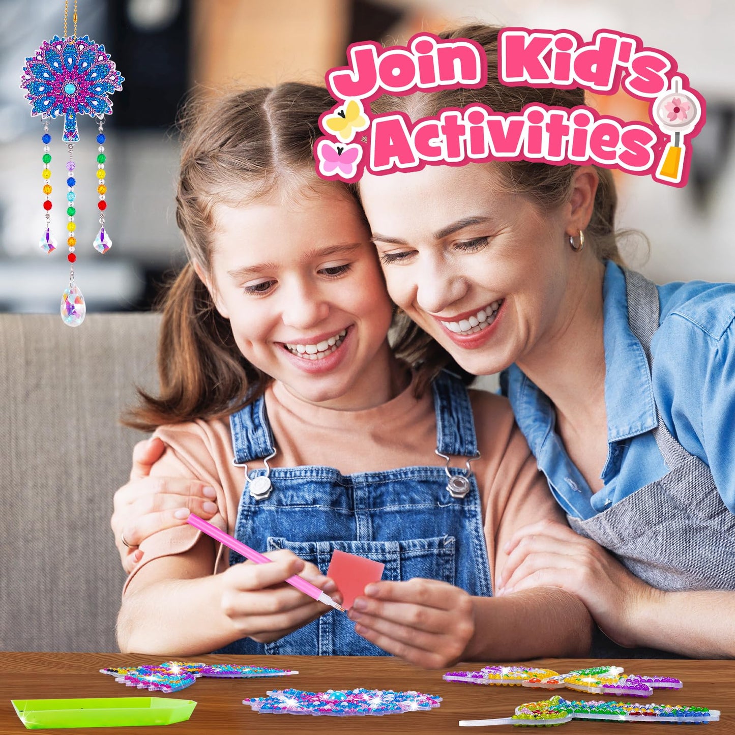 iKidiki craft sets for kids, gifts for 6, 7, 8, 9, and 10-year-old girls