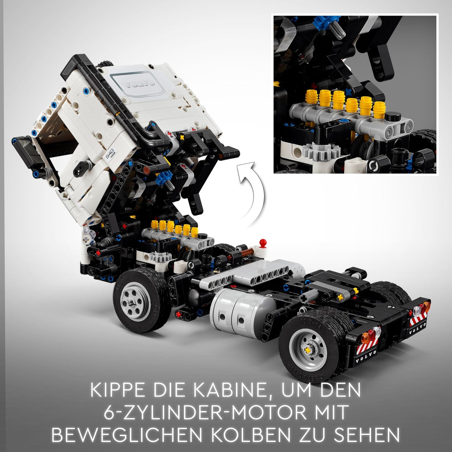 LEGO Technic Volvo FMX truck with EC230 Electric Crawler Excavator, kids toy, gift set for boys and girls aged 10+, construction vehicles toy, excavator toy set 42175