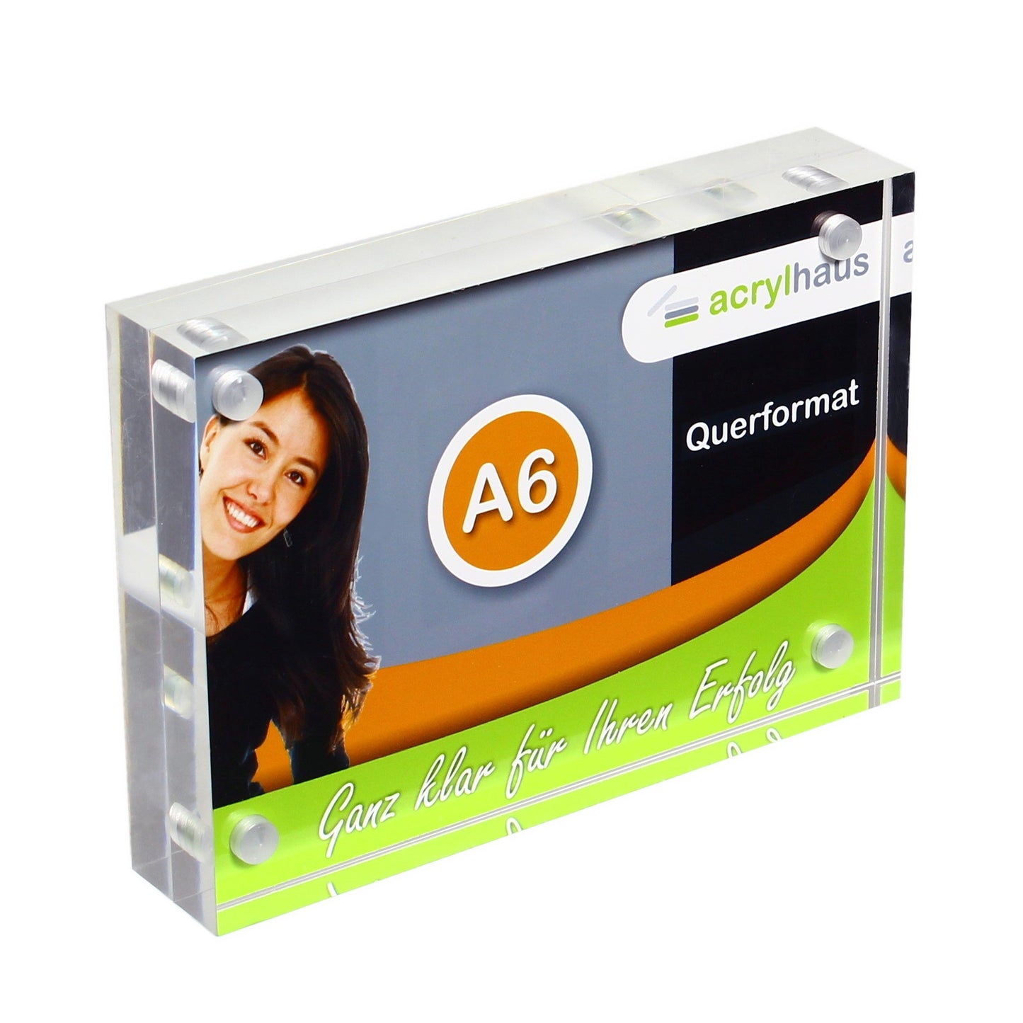 A6 (105x148mm) photo frame/magnetic frame/magnetic picture frame acrylic glass/acrylic