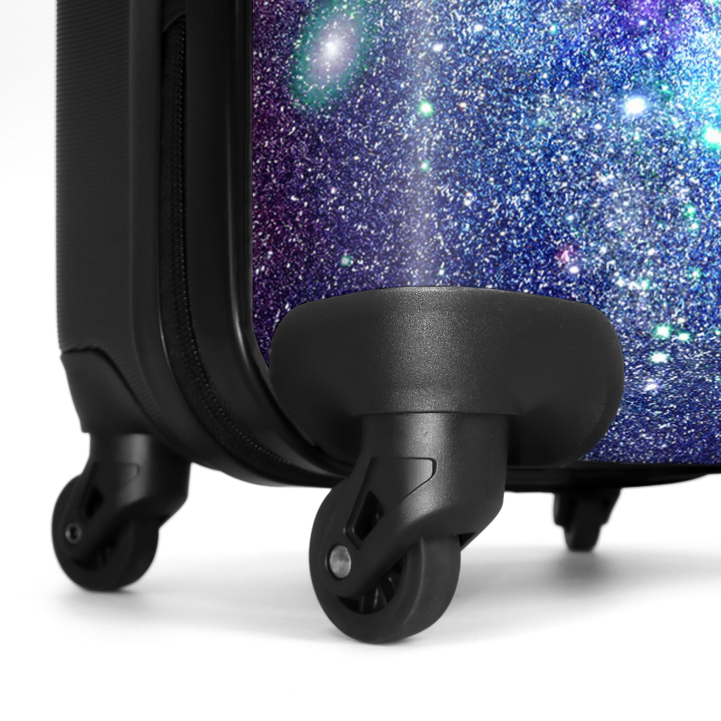 NoBoringSuitcases.com® Kids Suitcase Boys Carry-On Luggage Bag with Wheels Gift - Starry Sky - Space - Boys Suitcase Trolley small, 55x40x20