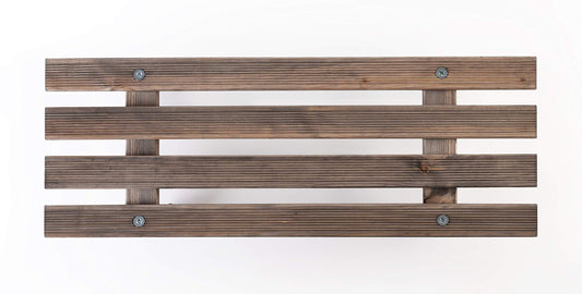 Work standard Saar plant roller terrace roller outdoor roller transport roller balcony roller flower roller pot roller wooden roller Valenzia 80.1AT (Antique)