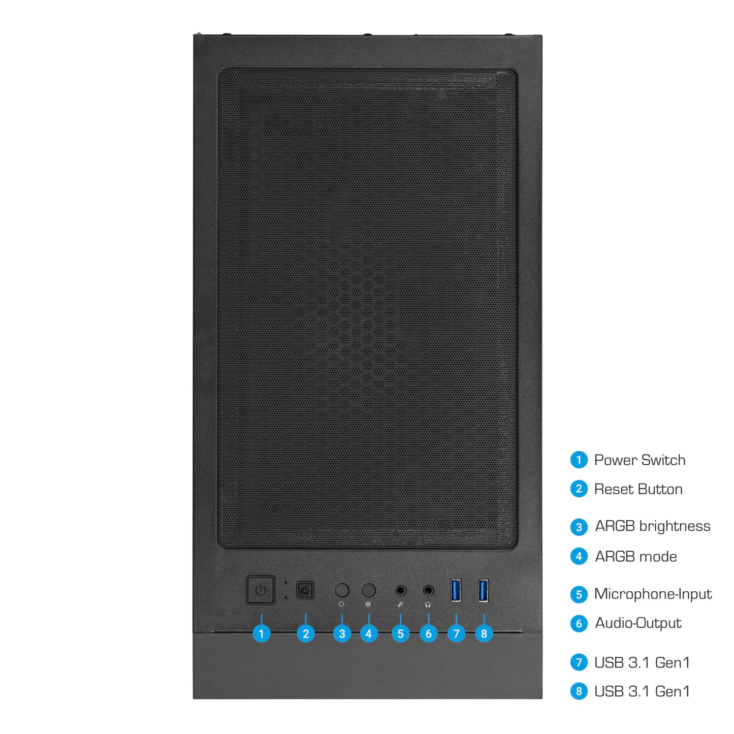 Ankermann Business Office Work V3 | AMD Ryzen 7 5700G | 32GB RAM | 1TB NVMe SSD | Windows 11 | WLAN | Libre Office
