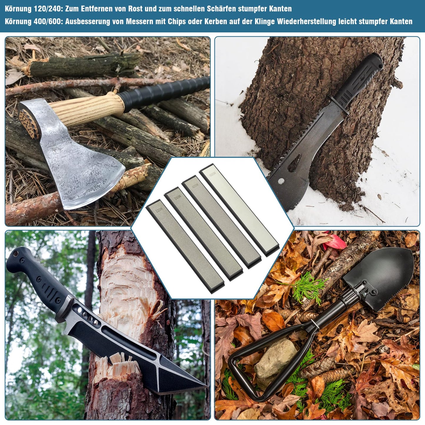 Image sharpening stone set 8 pieces diamond whetstone with grit 120/240/400/600/1000/1500/2000/3000 whetstone knife sharpener accessory for kitchen