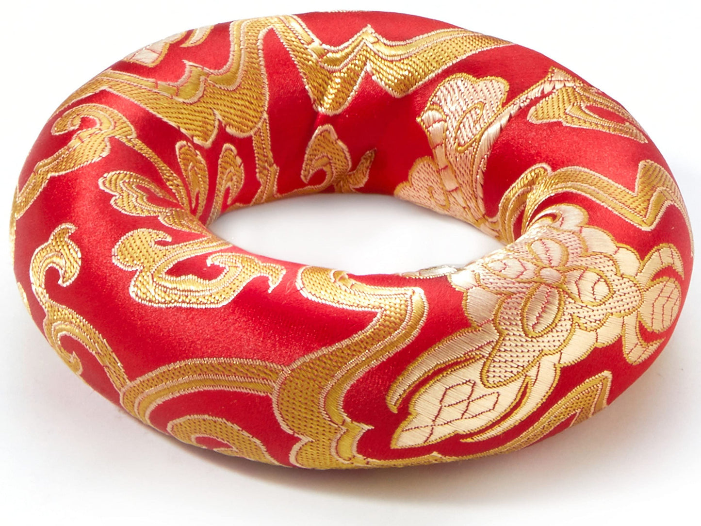 Tibetan Singing Bowl set with mallet and cushion in Lokta paper gift box. Singing Bowl from Tibet.