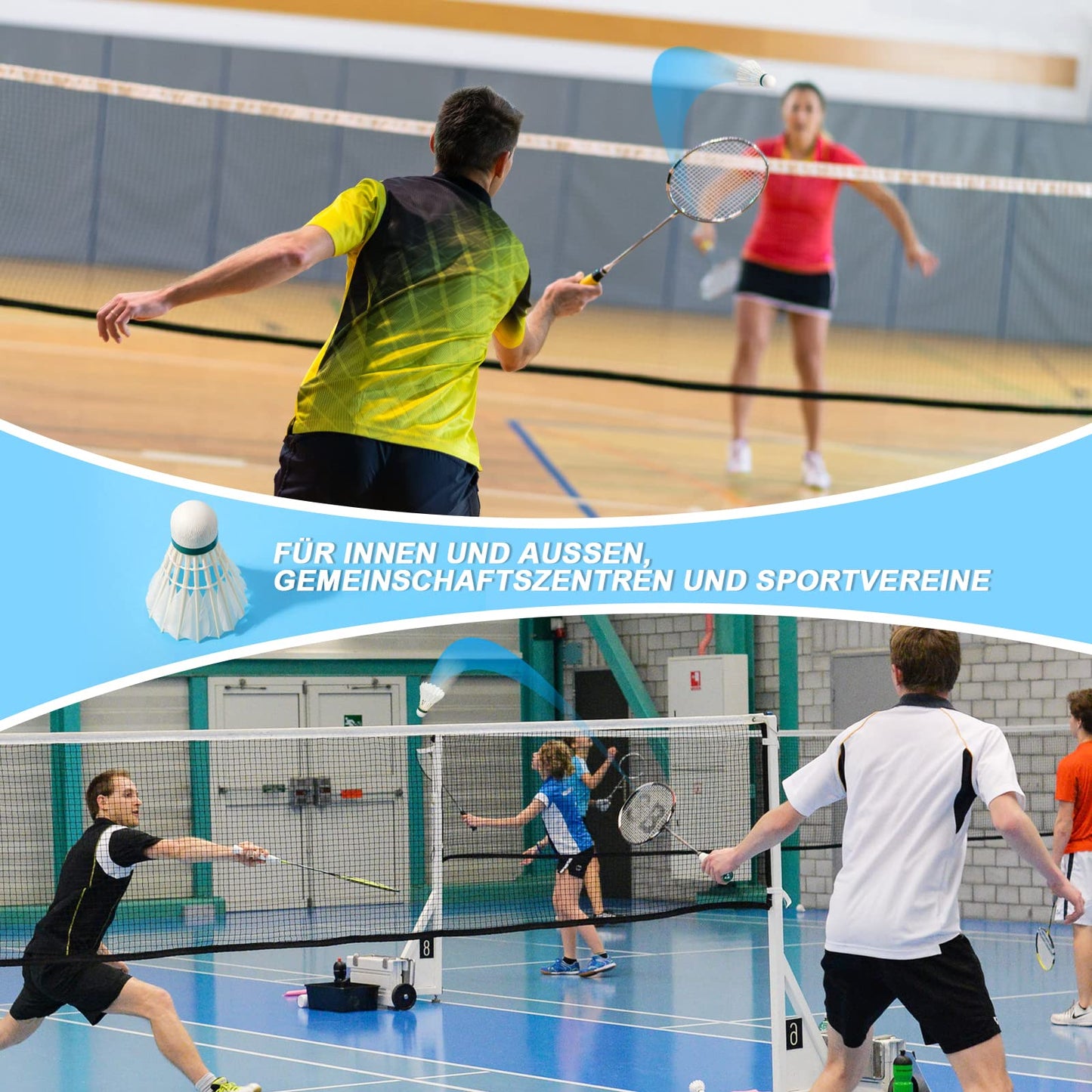 Philonext Badminton Goose Feathers, Sturdy and Durable, for Sports, Training, Badminton Shuttles, for Indoor and Outdoor Play, Shuttlecocks, Sports, Training, Badminton.