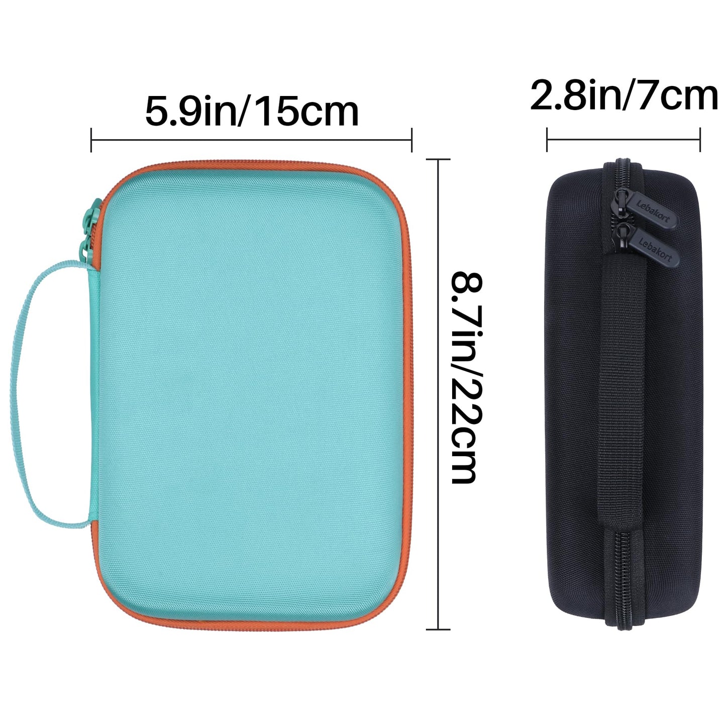Lebakort hard protective case for SCRIB3D P1 3D printing pen / MYNT3D Super 3D pen / 3Doodler Start 3D printing pen.