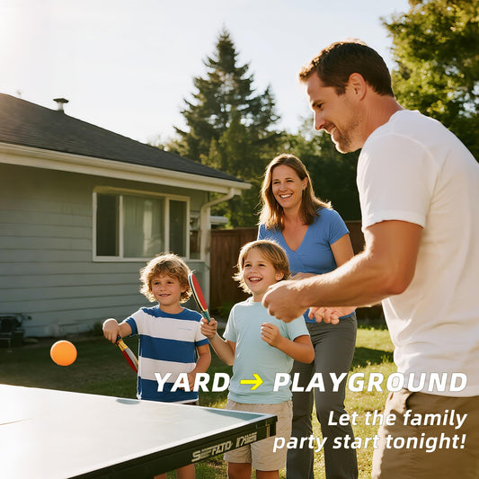 Table tennis racket set, 4 table tennis rackets with 8 table tennis balls table tennis racket set with bag professional sports set for indoor outdoor games