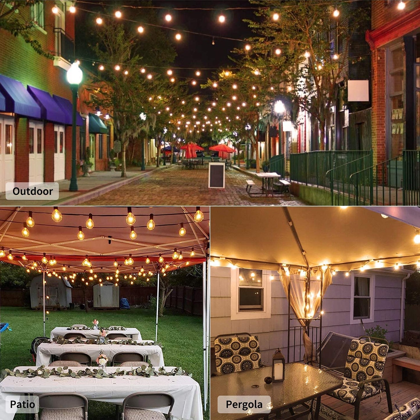 Father Outdoor String Lights G40 50FT 46