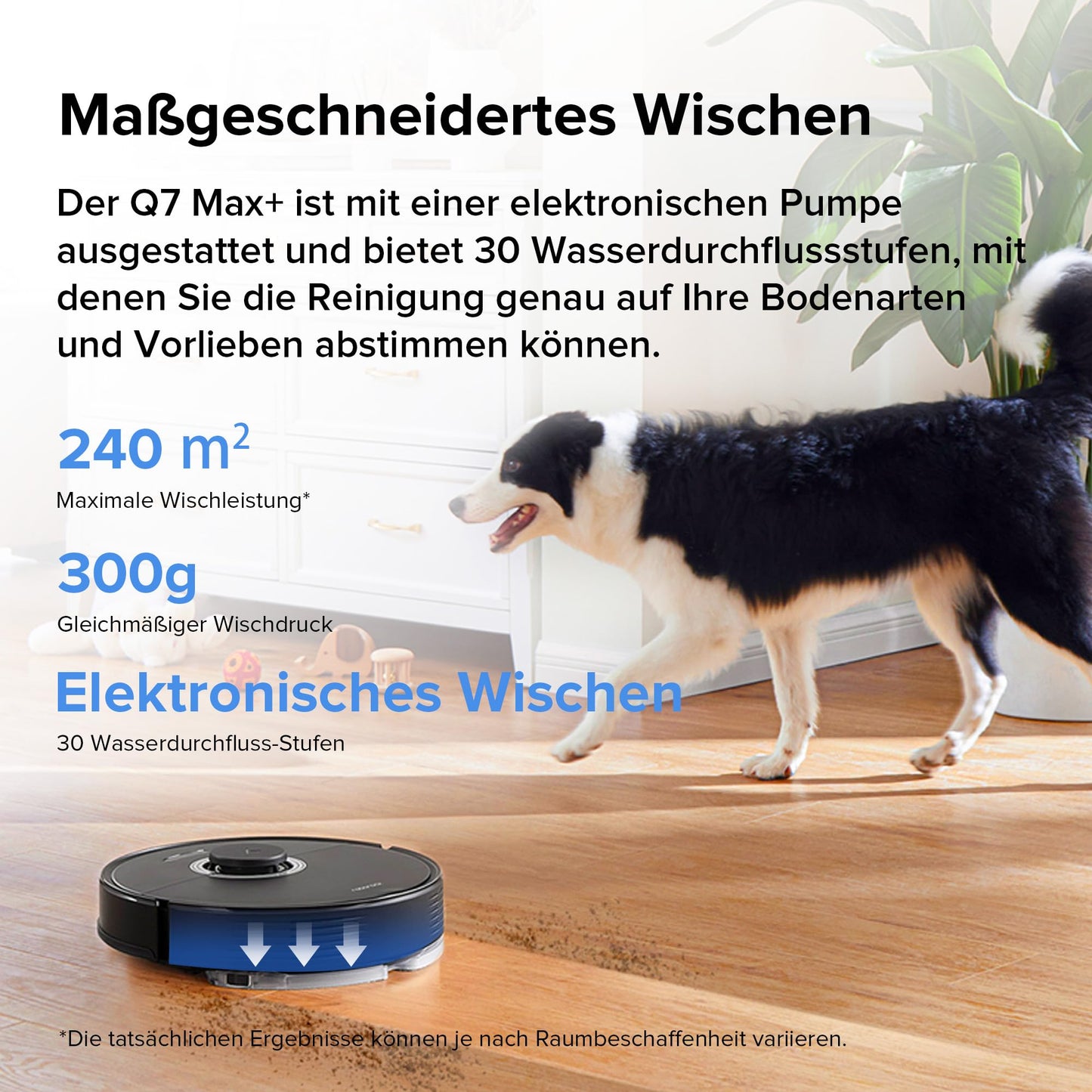 Roborock Q7 Max+ robot vacuum with self-emptying station, rubber brush, 4200Pa suction power, vacuuming mop robot PreciSense LiDAR navigation & 3D mapping, carpets, pet hair, App/Alexa control (Black)