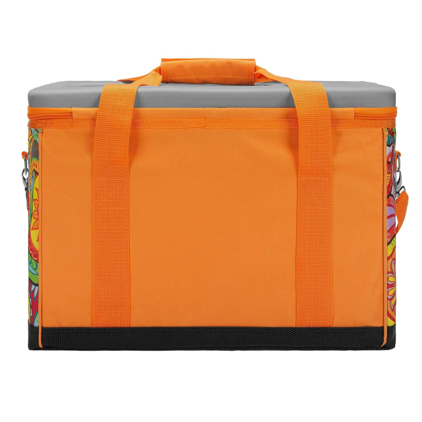 anndora cooler bag XL Paisley orange 40 liters - cooler box insulated bag picnic bag